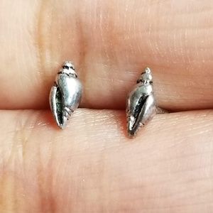 925 conch earring